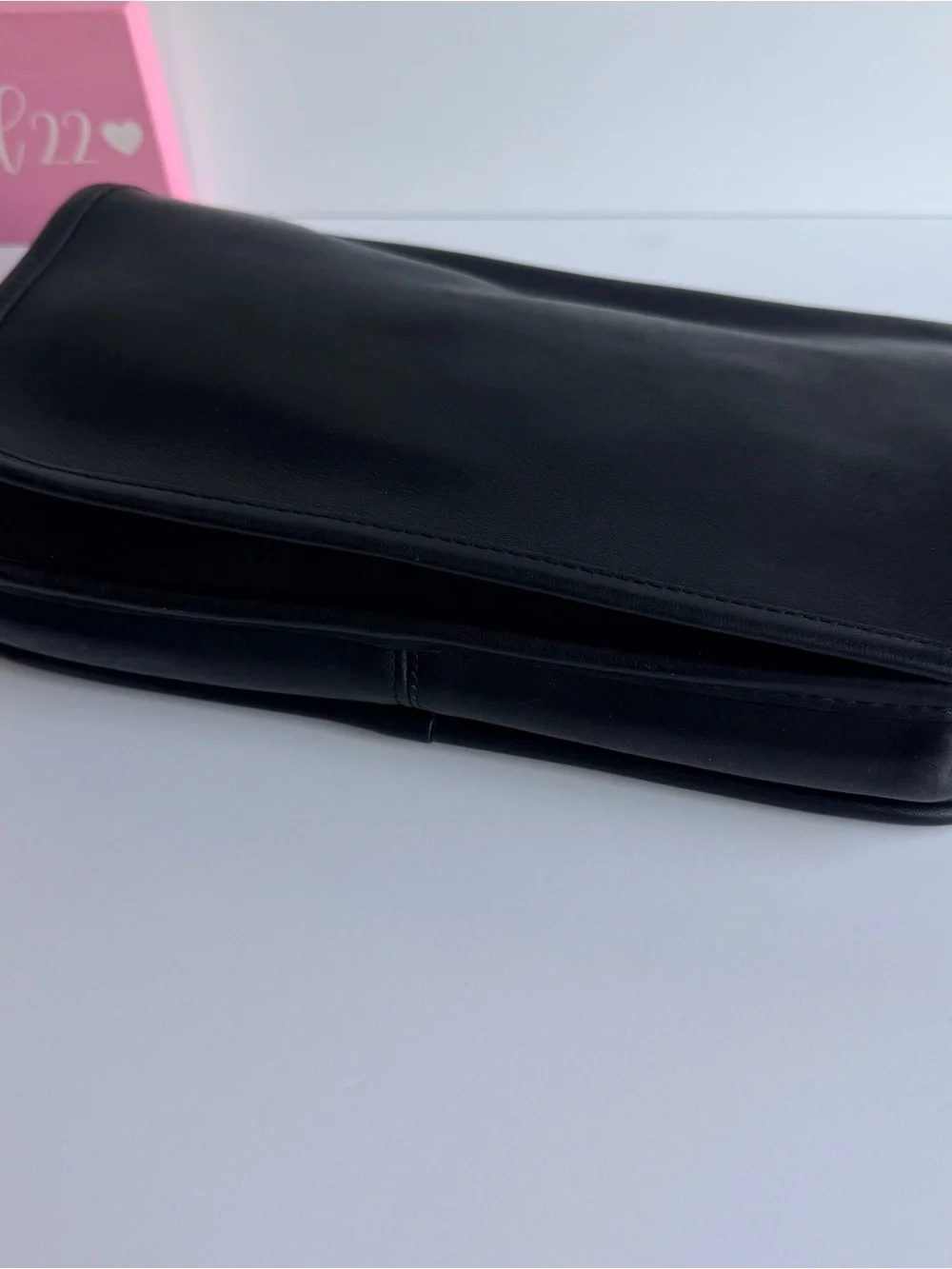 Vintage Coach NyC Fold Over Kisslock Coin Clutch